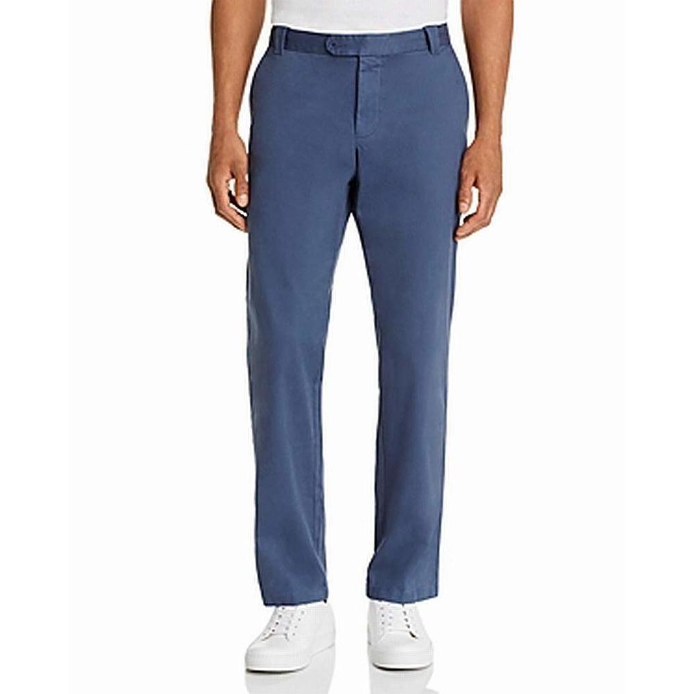 Designer Brand Mens Pants 38X34 Chino Classic Fit Stretch Blue 38